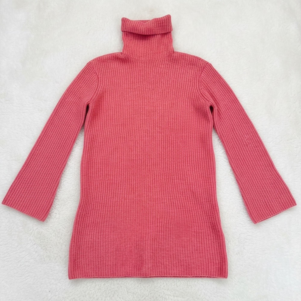 Steve Madden Women's Coral Orange Ribbed Mini Tunic Dress - Size S
 b81